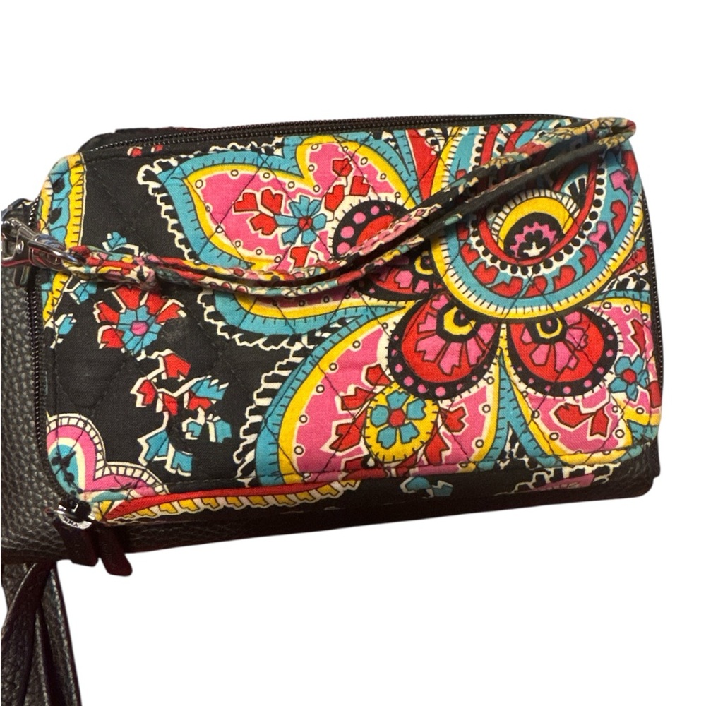 Vera Bradley Parisian Paisley wristlet wallet